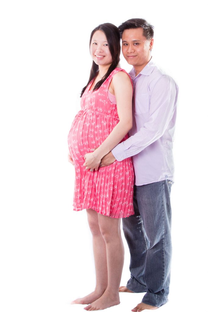 Pregnancy Selfie - Zhi and Violet